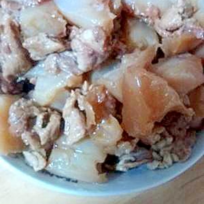 出てきた瞬間間食!めちゃうま豚バラこんにゃく